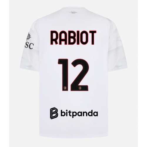 Billige Fotballdrakt AC Milan Adrien Rabiot #12 Replika Bortedrakt 2026-27 Kortermet Billige Fotballdrakt AC Milan Adrien Rabiot #12 Replika Bortedrakt 2026-27 Kortermet